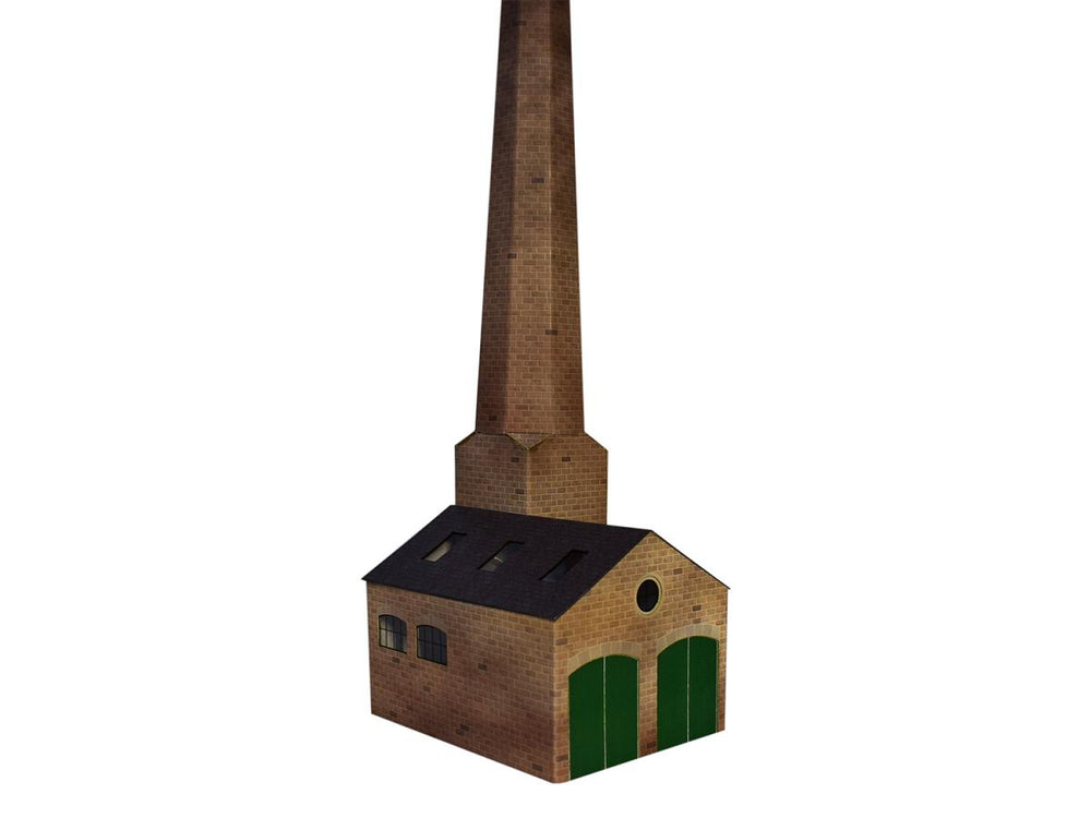 ATD Models Stone Boiler House & Chimney Card Kit ATD011 OO Gauge