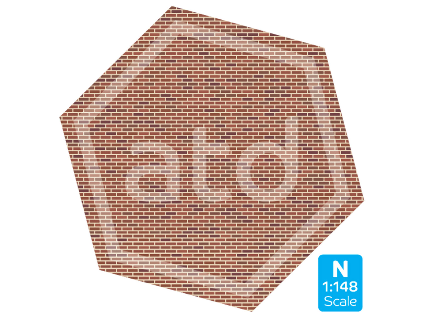 ATD Models Red Brick Texture Pack ATD12035 N Gauge