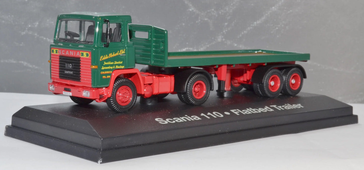 Atlas Eddie Stobart Scania 110 Flatbed Trailer ATL4649109 OO Gauge