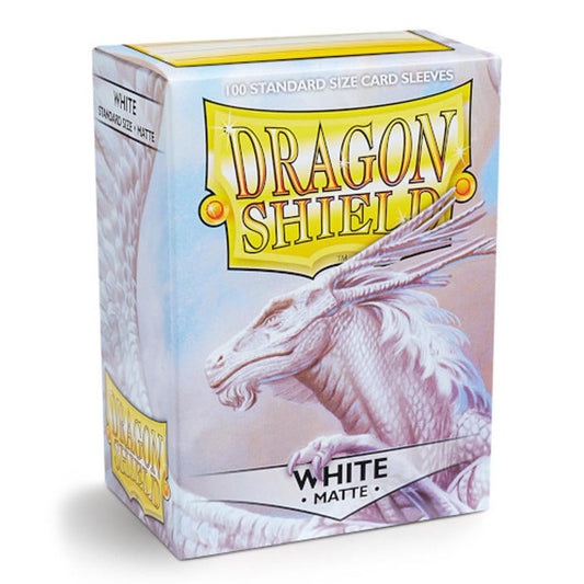 Dragon Shield: Matte Standard Card Sleeves - White (100pcs)