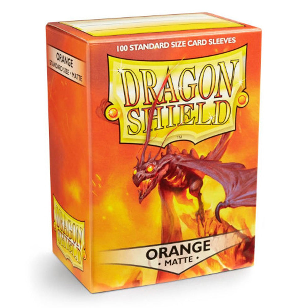Dragon Shield: Matte Standard Card Sleeves - Orange (100pcs)