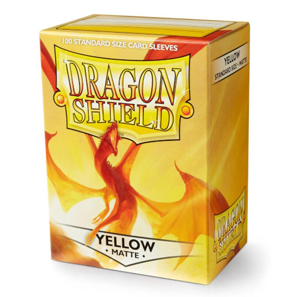 Dragon Shield: Matte Standard Card Sleeves - Yellow (100pcs)