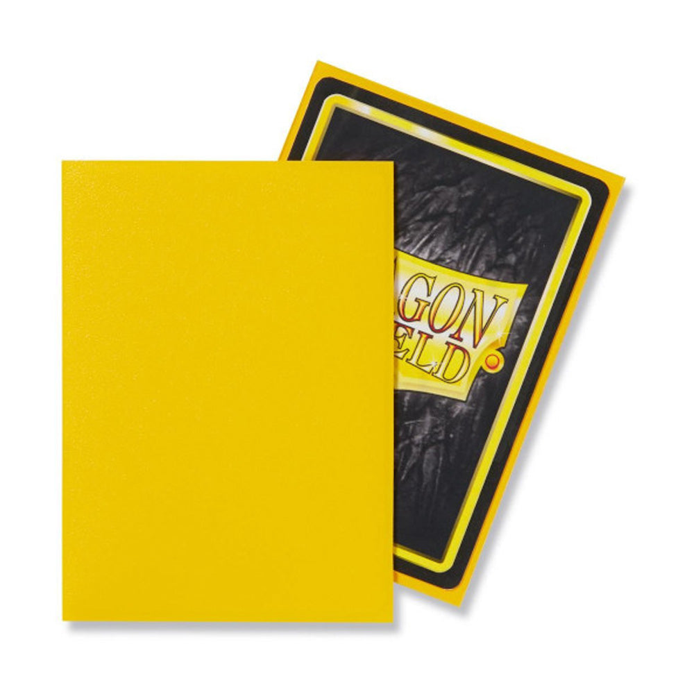 Dragon Shield: Matte Standard Card Sleeves - Yellow (100pcs)