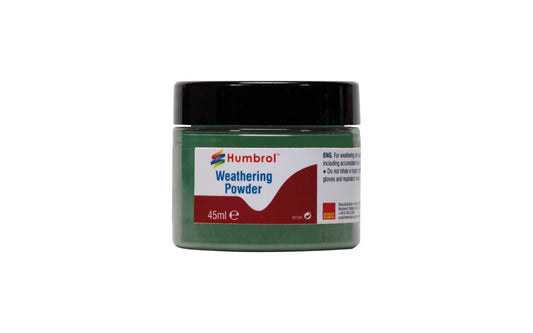Humbrol AV0015 Weathering Powder Chrome Oxide Green - 45ml Model Kit Tool