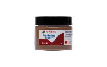 Humbrol AV0019 Weathering Powder Dark Rust - 45ml Model Kit Tool