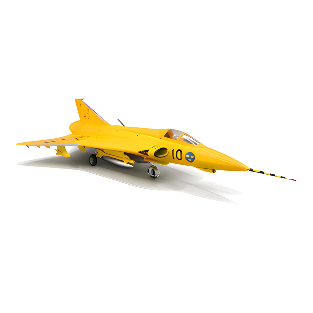 Aviation 72 41009 Saab J35J Draken Swedish Air Force Yellow 43-10 1:72