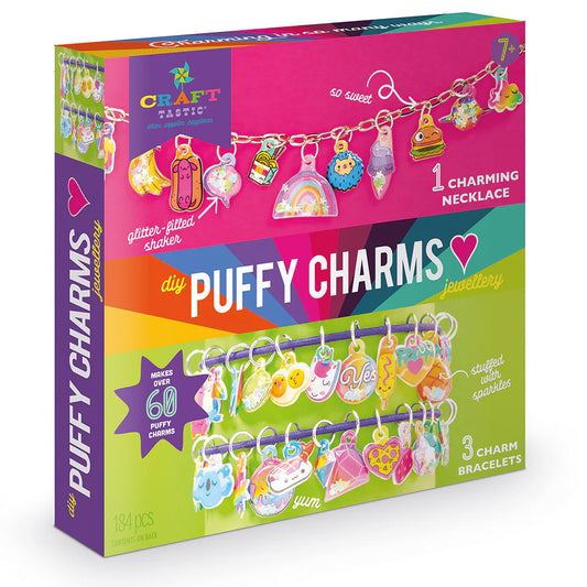 Ann Williams Craft-Tastic DIY Puffy Charms Jewellery Bracelets/Necklace Age 7+