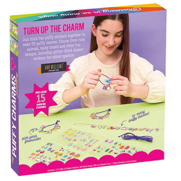 Ann Williams Craft-Tastic DIY Puffy Charms Jewellery Bracelets/Necklace Age 7+