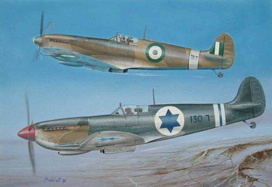 AZ Model 73093 Supermarine Spitfire Mk.IXc Duel 1:72 Plastic Model Aircraft Kit