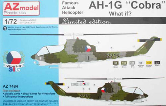 AZ Model 74084 Bell AH-1G Cobra 'What If' 1:72 Plastic Model Aircraft Kit