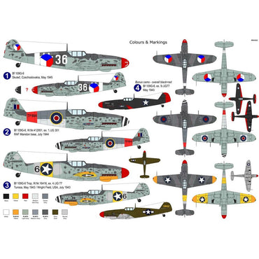 AZ Model 7818 Messerschmitt Bf-109G-6 'Captured' 1:72 Model Kit