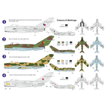 AZ Model 7877 Mikoyan MiG017F 'Warsaw Pact' 1:72 Model Kit
