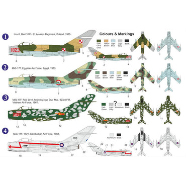 AZ Model 7878 Mikoyan MiG-17F/Lim-5 Fighter 1:72 Model Kit