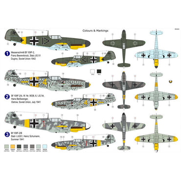 AZ Model 7879 Messerschmitt Bf-109F-2/B w/ETC 50 Bomb Rack 1:72 Model Kit