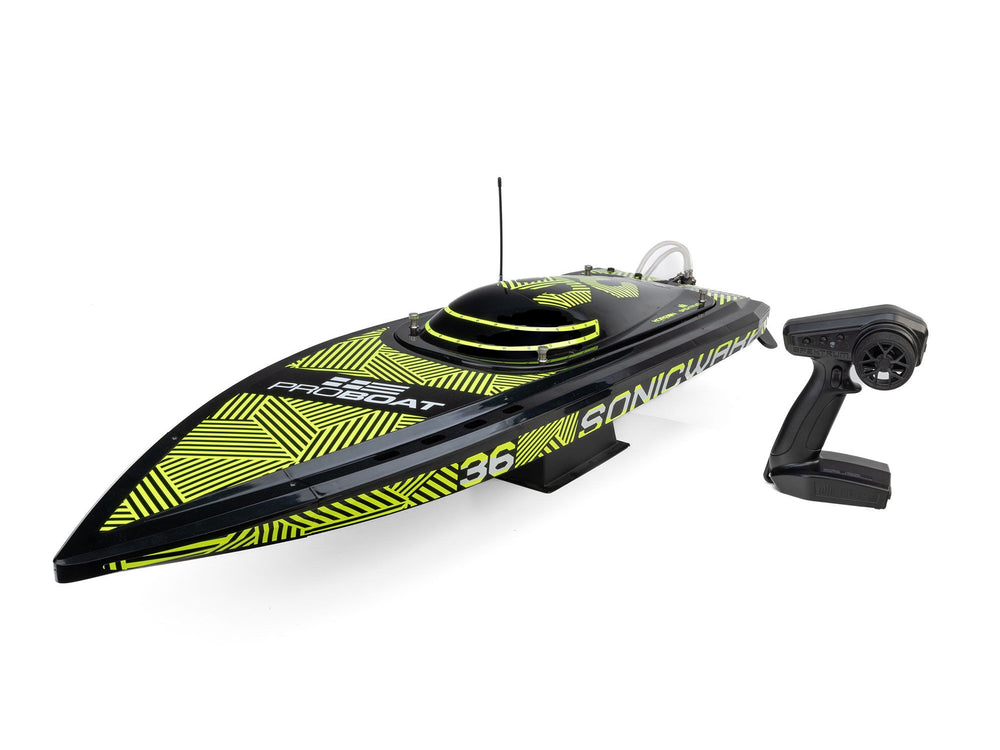 Pro Boat Sonicwake 36" V3 Self-Righting V-Hull Boat RTR, Black PRB-2171T1