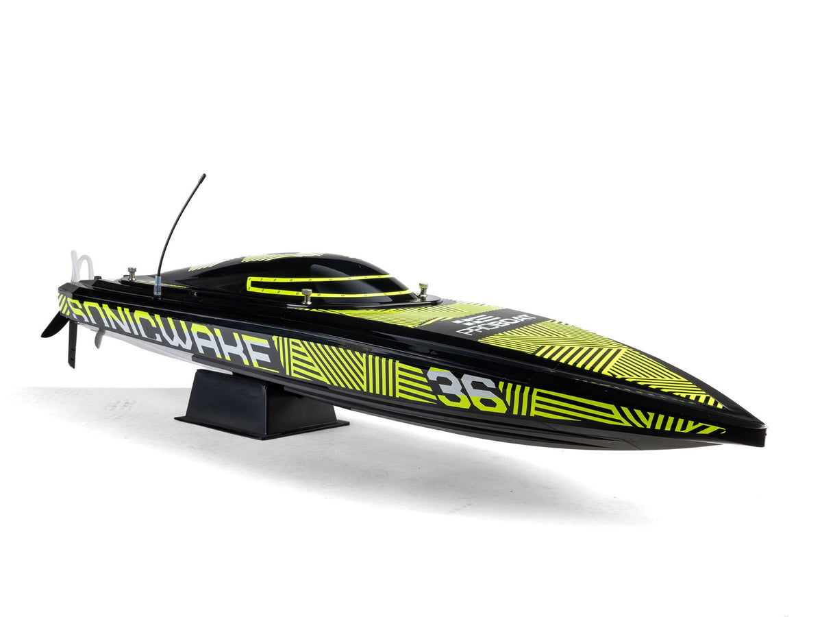 Pro Boat Sonicwake 36" V3 Self-Righting V-Hull Boat RTR, Black PRB-2171T1