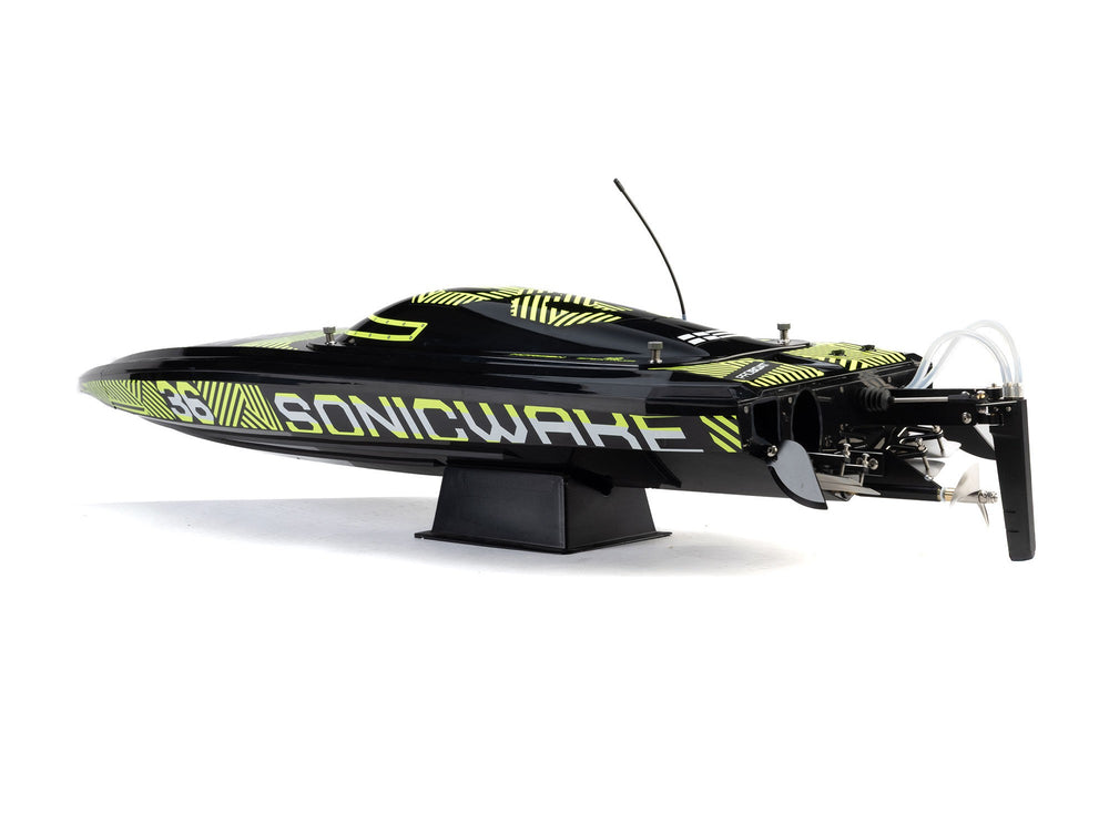 Pro Boat Sonicwake 36" V3 Self-Righting V-Hull Boat RTR, Black PRB-2171T1