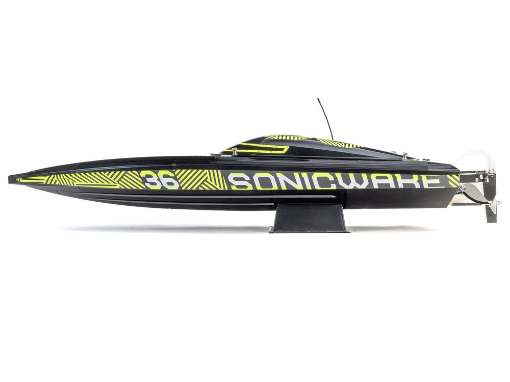 Pro Boat Sonicwake 36" V3 Self-Righting V-Hull Boat RTR, Black PRB-2171T1