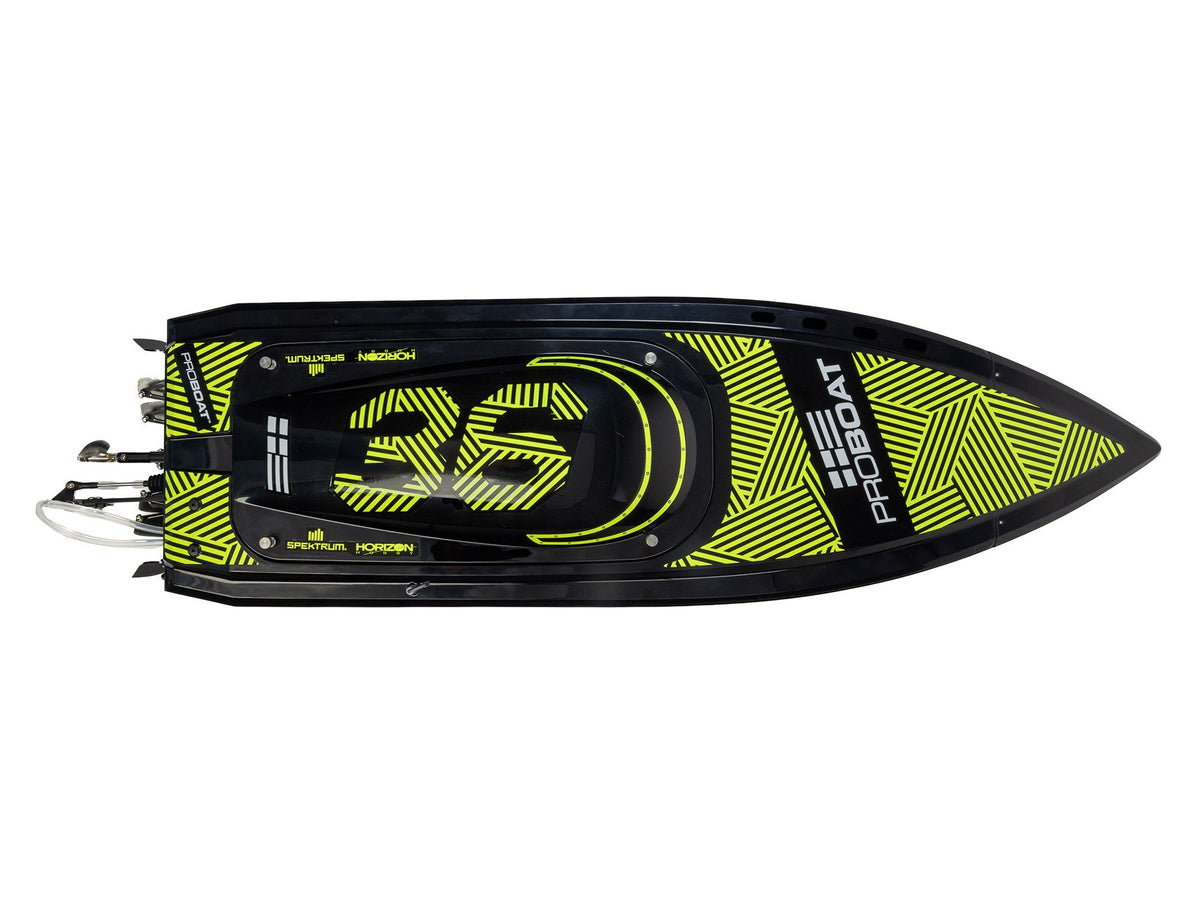 Pro Boat Sonicwake 36" V3 Self-Righting V-Hull Boat RTR, Black PRB-2171T1