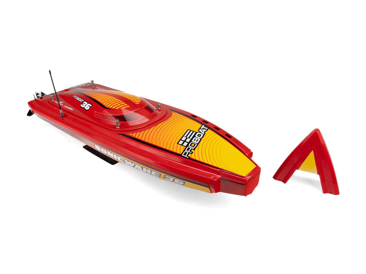 Pro Boat Sonicwake 36" V3 Self-Righting V-Hull Boat RTR, Red PRB-2171T2 - image 11