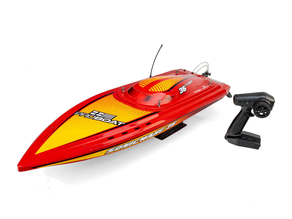 Pro Boat Sonicwake 36" V3 Self-Righting V-Hull Boat RTR, Red PRB-2171T2