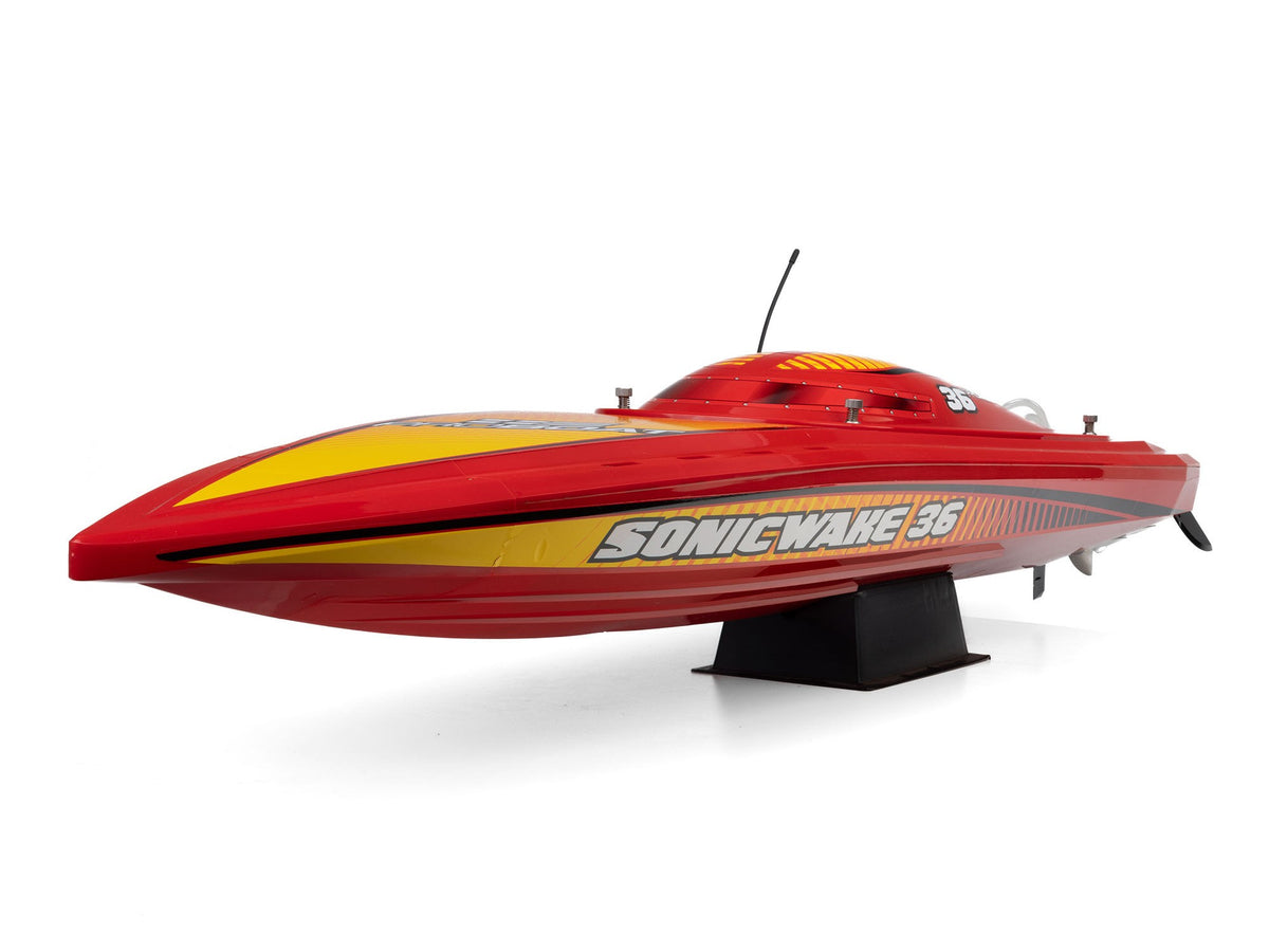 Pro Boat Sonicwake 36" V3 Self-Righting V-Hull Boat RTR, Red PRB-2171T2 - image 4