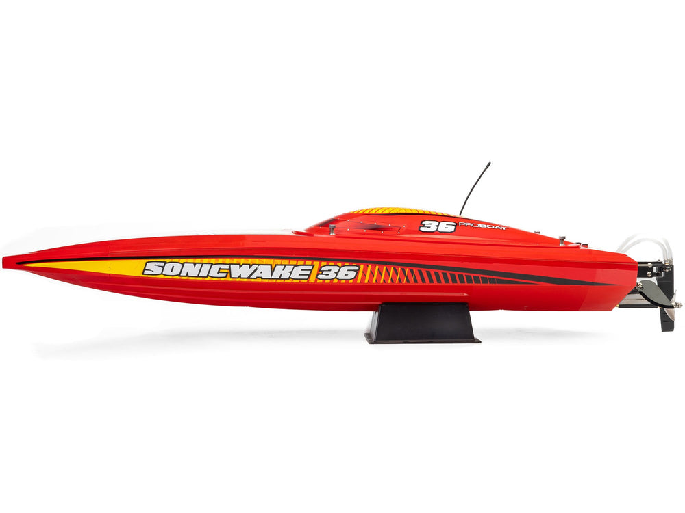 Pro Boat Sonicwake 36" V3 Self-Righting V-Hull Boat RTR, Red PRB-2171T2