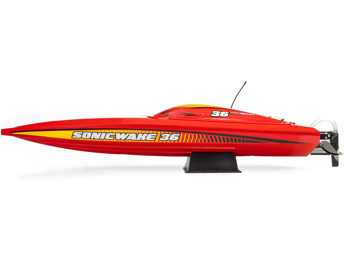 Pro Boat Sonicwake 36" V3 Self-Righting V-Hull Boat RTR, Red PRB-2171T2 - image 6