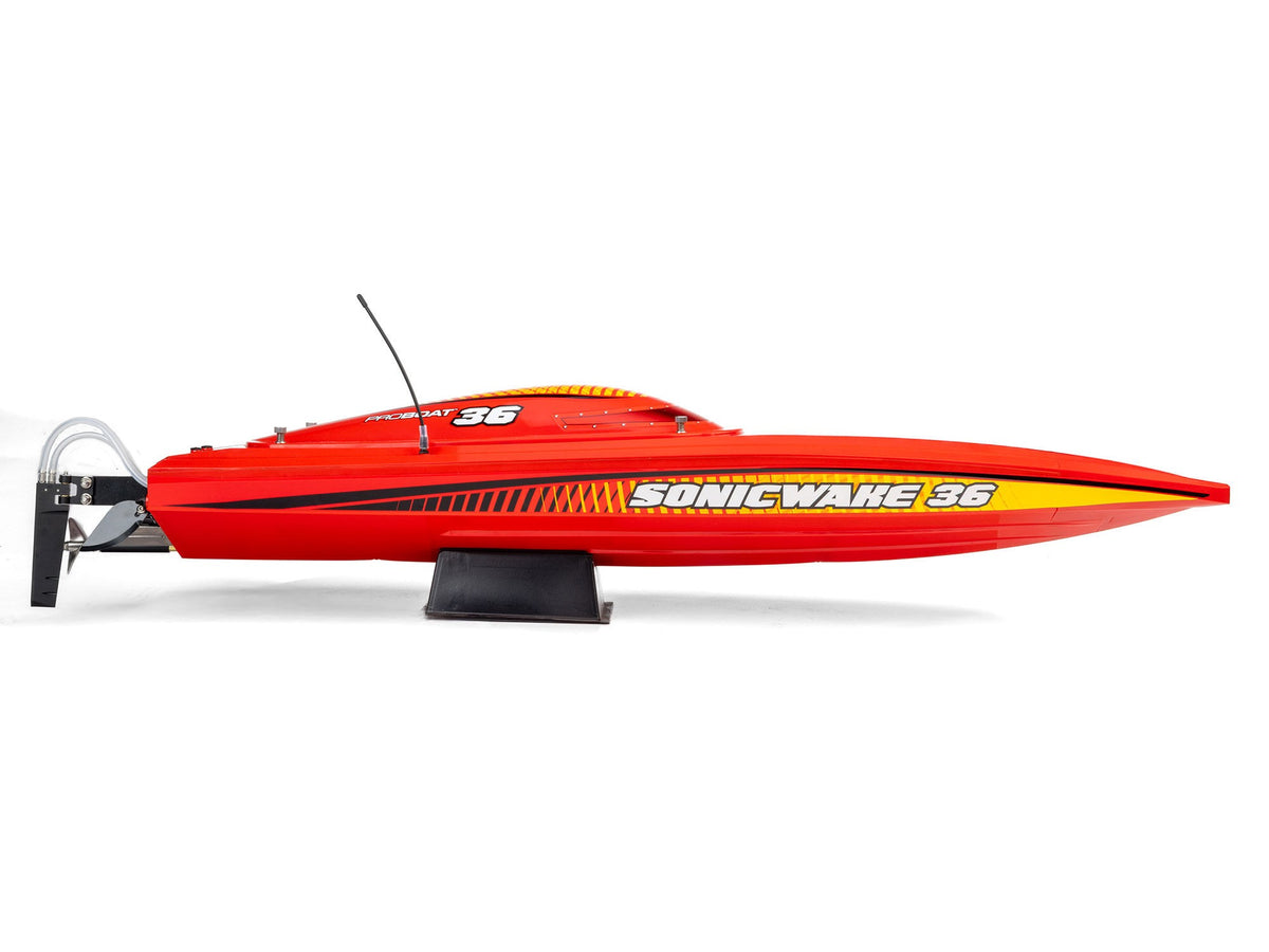 Pro Boat Sonicwake 36" V3 Self-Righting V-Hull Boat RTR, Red PRB-2171T2