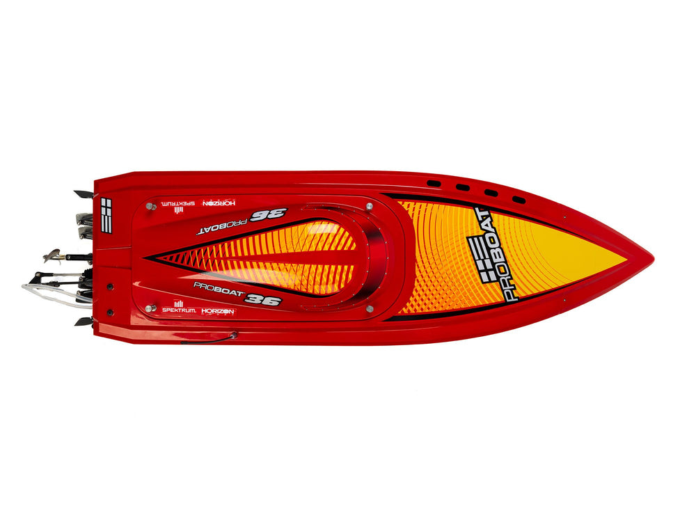 Pro Boat Sonicwake 36" V3 Self-Righting V-Hull Boat RTR, Red PRB-2171T2