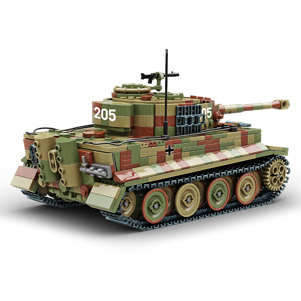 Build Army Tiger I Ausf.E Late Version 1:33 Brick Model 1157pcs B0181C