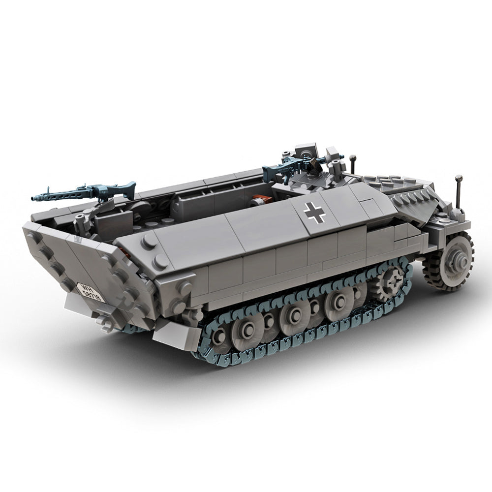Build Army Sd.Kfz.251 Ausf.D 1:33 Brick Model 436pcs B0251
