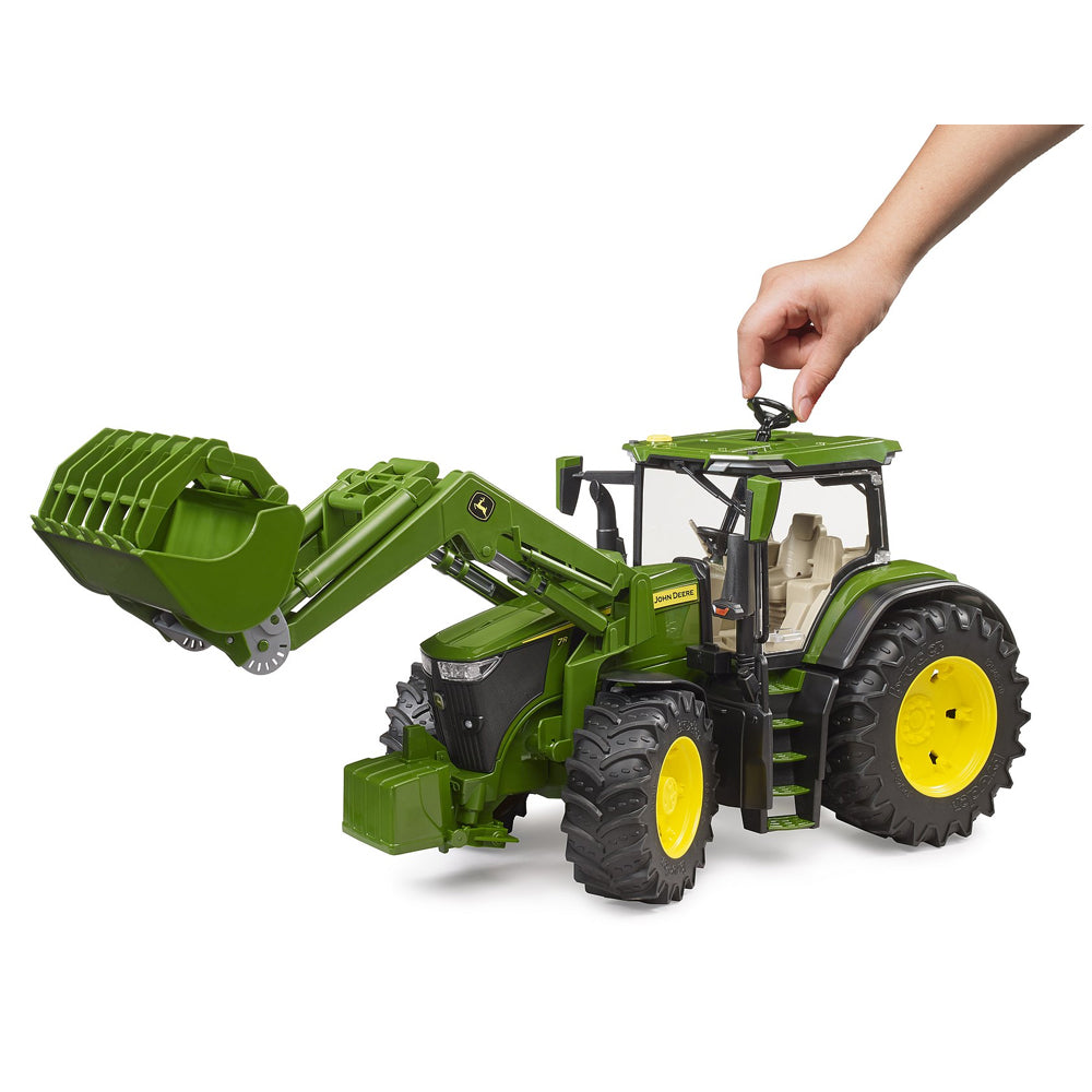 Bruder 03151 John Deere 7R 350 w/Frontloader 1:16 Toy Tractor
