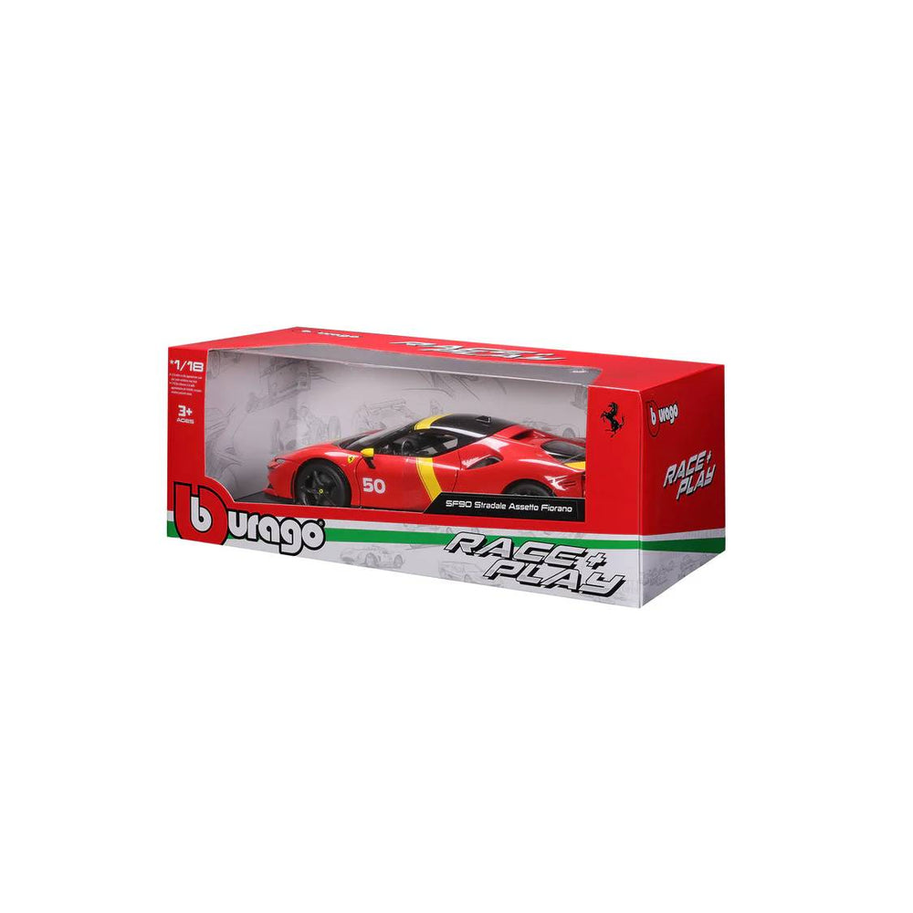 Bburago 1:18 Ferrari Race & Play Sf90 Stradale Assetto Fiorana