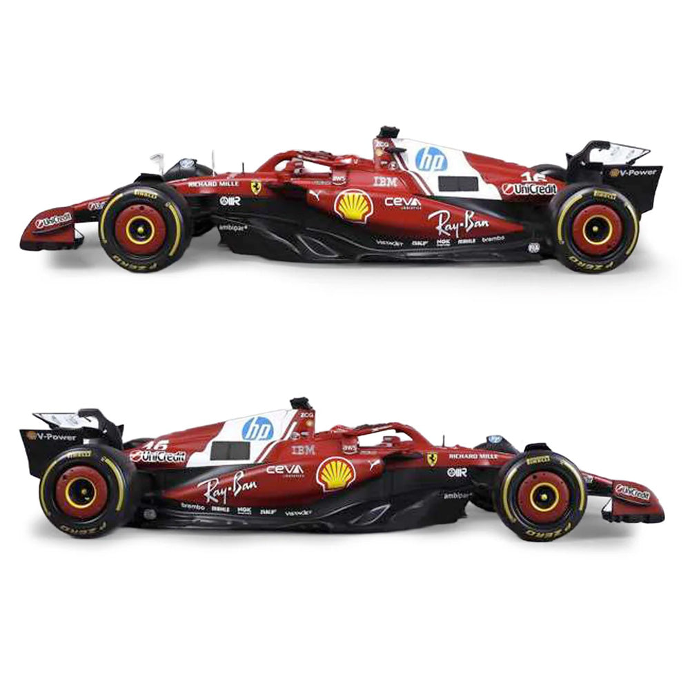 Bburago F1 Ferrari SF-25 2025 Charles Leclerc w/Helmet 1:18 Diecast Model
