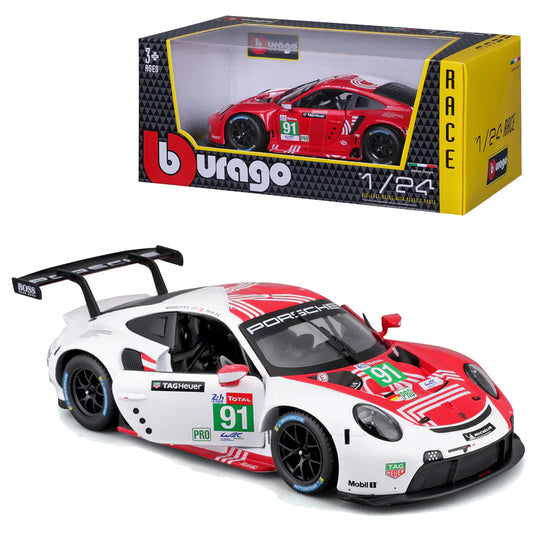 Bburago Porsche 911 RSR LeMans 2020 1:24 Diecast Car B18-28016