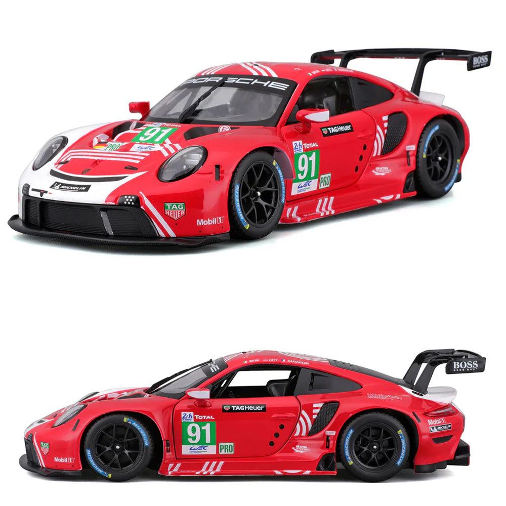 Bburago Porsche 911 RSR LeMans 2020 1:24 Diecast Car B18-28016