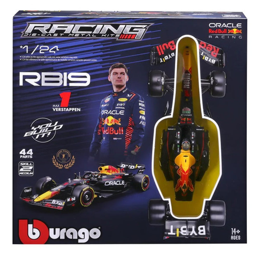 Bburago F1 Red Bull Racing RB19 2023 Verstappen 1:24 Diecast Car Model Kit 28501