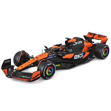 Bburago F1 McLaren MCL38 2024 Piastri 1:24 Diecast Car Model Kit 28505