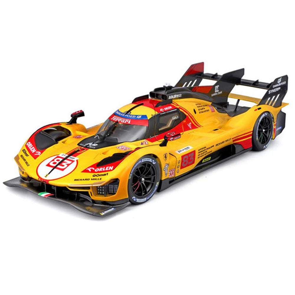 Bburago Ferrari Racing 499P LM Hypercar 2024 AF Corse #83 Hard Case 1:43 36317