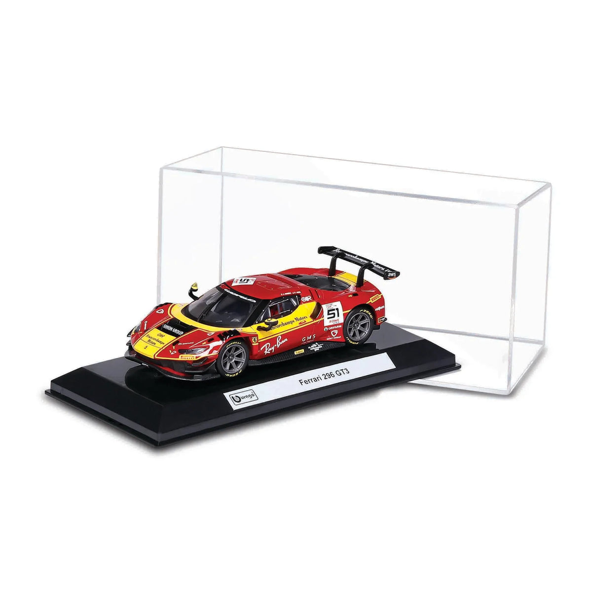 Bburago Ferrari Racing 296 GT3 1:43 Diecast Model