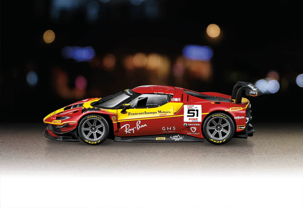 Bburago Ferrari Racing 296 GT3 1:43 Diecast Model