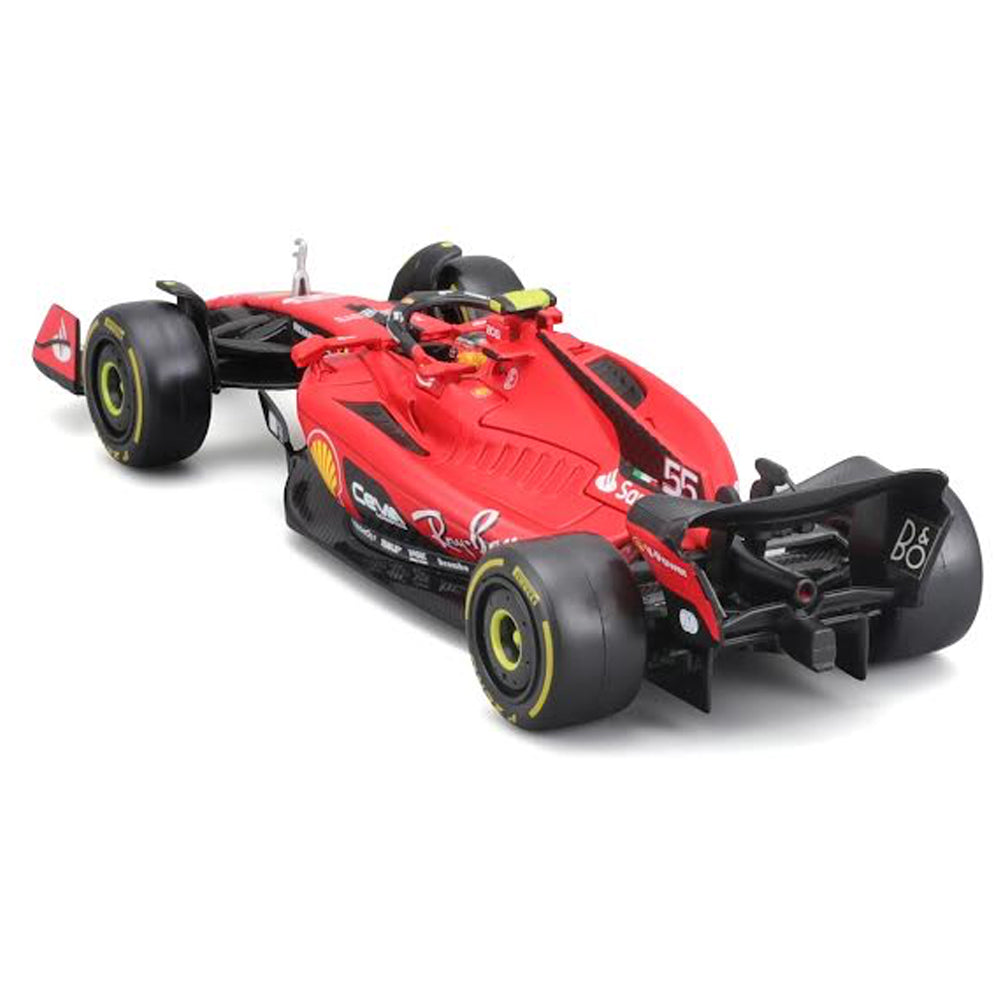 Bburago F1 Ferrari SF-23 #55 Carlos Sainz w/Helmet 2023 1:43 Model