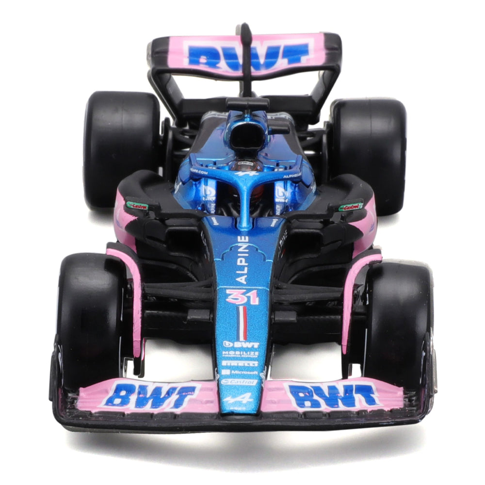 Bburago F1 Alpine A523 #31 Esteban Ocon w/Helmet 2023 1:43 Model