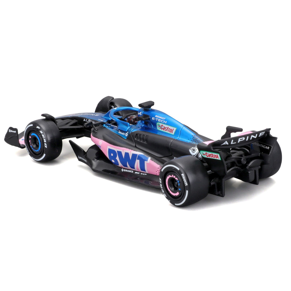 Bburago F1 Alpine A523 #31 Esteban Ocon w/Helmet 2023 1:43 Model