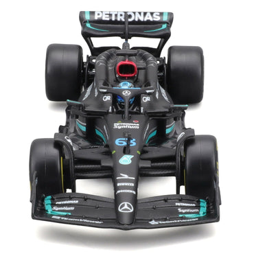 Bburago F1 Mercedes-AMG PETRONAS W14 #63 George Russell w/Helmet 2023 1:43 Model