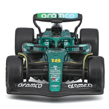 Bburago F1 Aston Martin AMR25 2025 Stroll w/Helmet 1:43 B18-38251S