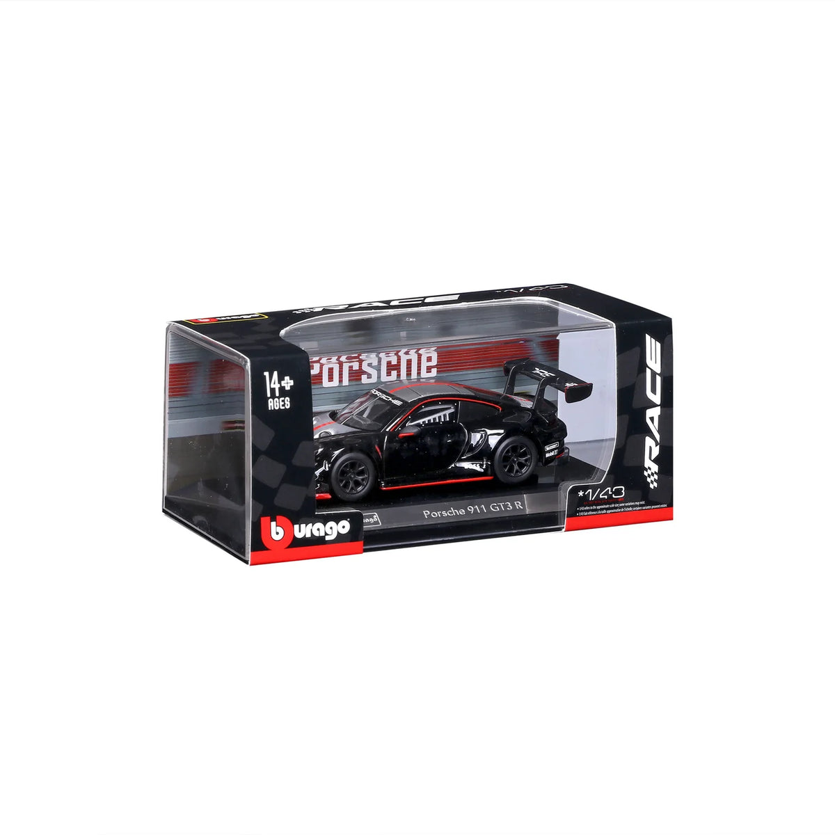 Bburago Porsche 911 GT3R 1:43 Diecast Model - image 8