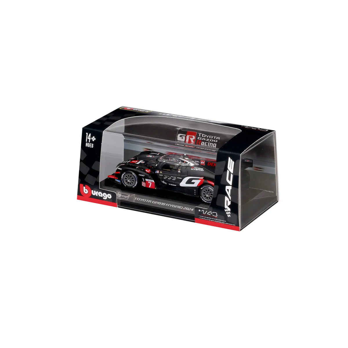 Bburago Toyota Gazoo Racing GR010 Hybrid 2024 #7 1:43 Diecast Model - image 5