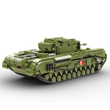 Build Army Churchill Tank 1:33 Brick Model 1305pcs B2001